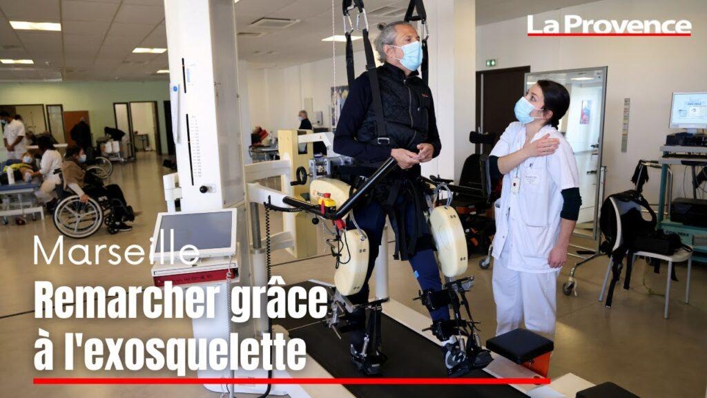 Marseille : l'exosquelette pour se rééduquer pas à pas, un bénéfice physique et psychologique