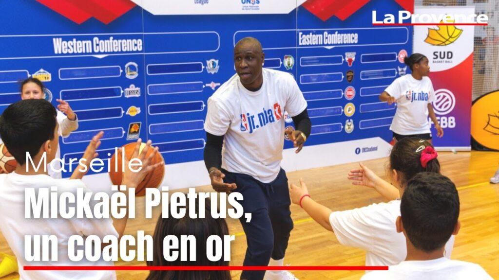 Marseille : Mickaël Piétrus, un coach de basket en or pour 200 jeunes provençaux