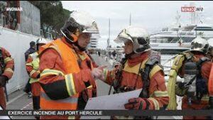 Sécurité : Exercice incendie au port Hercule