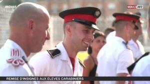 Institutions : Remise d'insignes aux élèves carabiniers