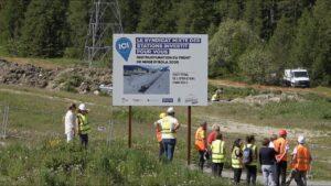 Isola 2000 - Visite du chantier de restructuration du Front de neige - Juin 2023