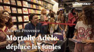 Aix-en-Provence : l'héroïne de bande dessinée Mortelle Adèle déplace les foules