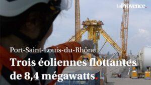 Les plus puissantes éoliennes flottantes de France bientôt au large de Port-Saint-Louis-du-Rhône