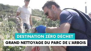 « Destination Zéro déchet » : un grand nettoyage avec Glenn Viel au parc départemental de l'Arbois