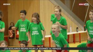 Les scolaires réunis pour la Journée Olympique