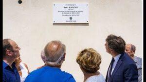 Quartier de Crémat - Pose d'une Plaque en Hommage à Paul Rasori