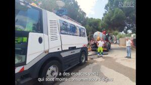 Antibes lave ses rues avec de l'eau usée traitée