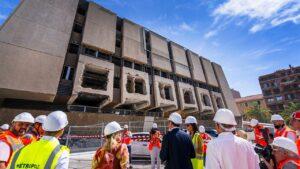 Visite de chantier et point sur l’avancée des travaux de déconstruction d’Acropolis - Juillet 2023