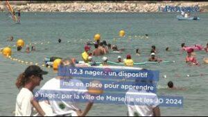 1,2,3 Nagez, ou comment apprivoiser la baignade par la ville de Marseille et les JO 2024