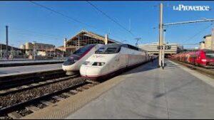 On était au premier départ du train qui relie Marseille à Madrid ce samedi matin