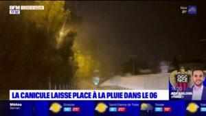 Alpes-Maritimes: après un épisode caniculaire, la pluie est de retour dans le département