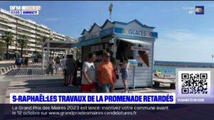 Saint-Raphaël: des commerçants inquiets par les travaux de la promenade